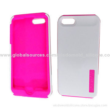 Silicone Cases for iPhone 5, with -40 to 230°C Heat-resistant Range, Made of Plastic